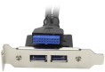 Espada EBRT-2USB3LOW Планка портов в корпус 2 Port USB 3.0 Low Profile
