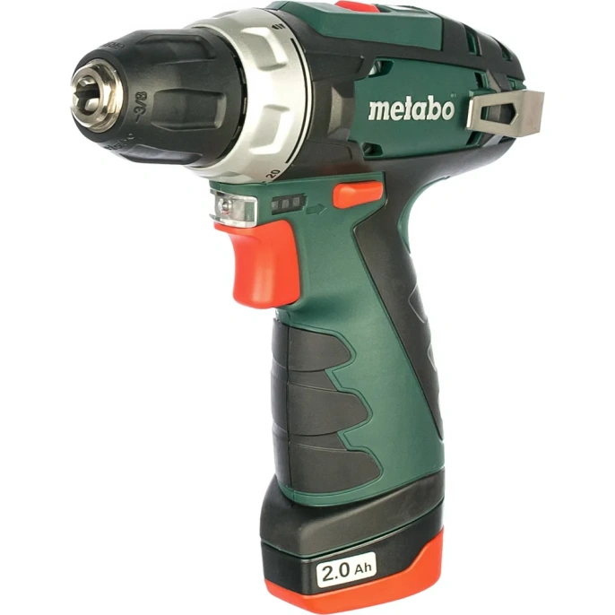 Аккумуляторная дрель Metabo PowerMaxx BS 12 В, 1х2.0, патрон, сумка 600079500