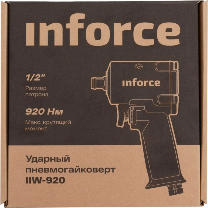 Ударный пневмогайковерт (920 Нм; 1/2") Inforce IIW-920