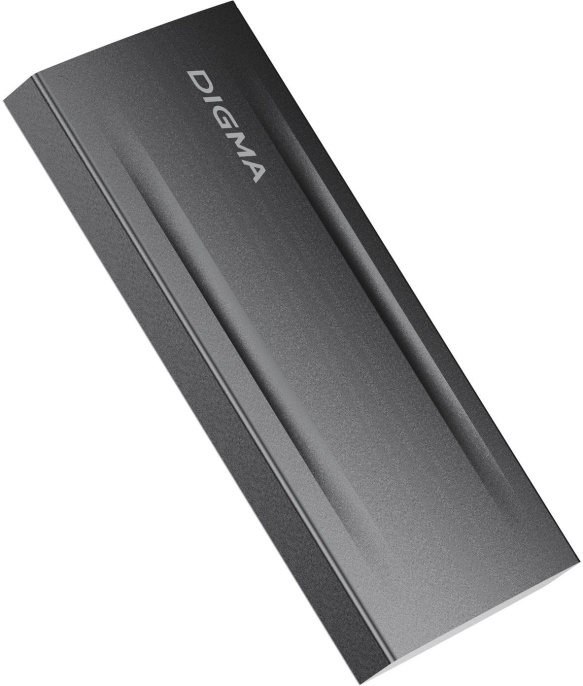2ТБ Внешний диск SSD Digma MEGA X, USB 3.2 Gen 2x2, запись - 1600МБ/с, чтение - 2000МБ/с, темно-серый [dgsm8002t2mgg]