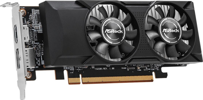 Видеокарта Asrock PCI-E 4.0 A310 LP 4G INTEL ARC A310 4Gb 64bit GDDR6 2000/15500 HDMIx1 DPx1 HDCP Ret low profile