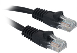 Патч-корд Buro литой molded , UTP, кат.5E, 2м, 4 пары, 26AWG, алюминий омедненный, многожильный, черный