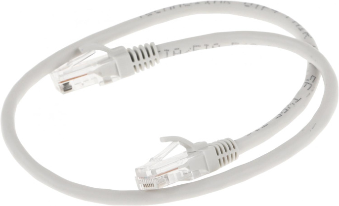 Патч-корд Premier 5-970 0.5 UTP 4 пары cat.5E CCA molded 0.5м серый RJ-45 m -RJ-45 m