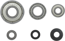 Набор подшипников Bosch 2.608.629.391 6шт для фрезера, обрабатываемый материал: дерево, шестигранный ключ в комплекте, серебристый