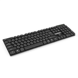 Клавиатура ExeGate Neo K120 USB, полноразмерная, влагозащищенная, 104кл., Enter большой, длина кабеля 1,5м, черная, RTL EX301554RUS