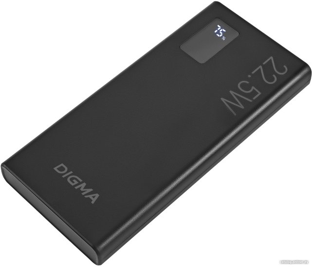Мобильный аккумулятор Digma DGPF10A 10000mAh QC3.0/PD3.0 22.5W 3A 2xUSB-A/USB-C черный (DGPF10A22PBK)