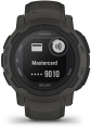Смарт-часы Garmin Instinct 2 Solar, 45мм, 0.9", черный