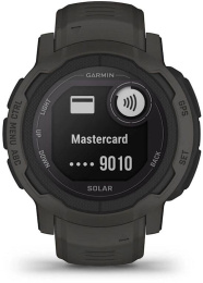 Смарт-часы Garmin Instinct 2 Solar, 45мм, 0.9", черный