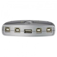 Переключатель ATEN US421A-AT электрон., USB, 4 1 устройства, с 1 шнуром A B Male, USB 2.0 , [ATEN US421A-AT]