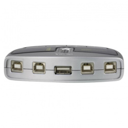 Переключатель ATEN US421A-AT электрон., USB, 4 1 устройства, с 1 шнуром A B Male, USB 2.0 , [ATEN US421A-AT]