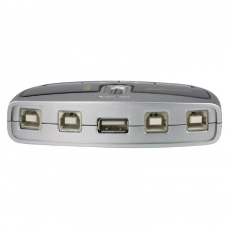 Переключатель ATEN US421A-AT электрон., USB, 4 1 устройства, с 1 шнуром A B Male, USB 2.0 , [ATEN US421A-AT]
