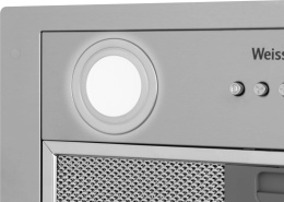 Вытяжка встраиваемая Weissgauff Dubhe 450 Inox нержавеющая сталь управление: кнопочное (1 мотор)