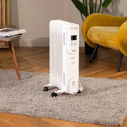 Радиатор масляный Timberk Home Intellect T-OR2009-F10E-WF 2000Вт белый
