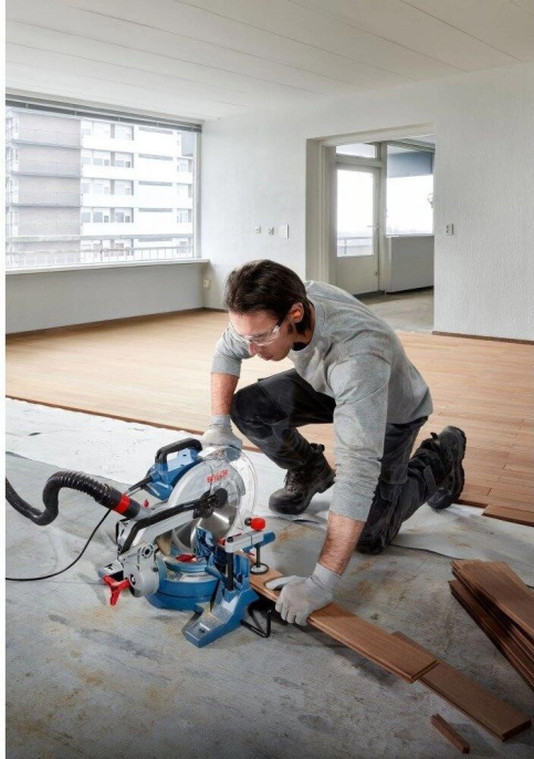 Торцовочная пила Bosch GCM 254 1750Вт 5000об/мин d 254мм