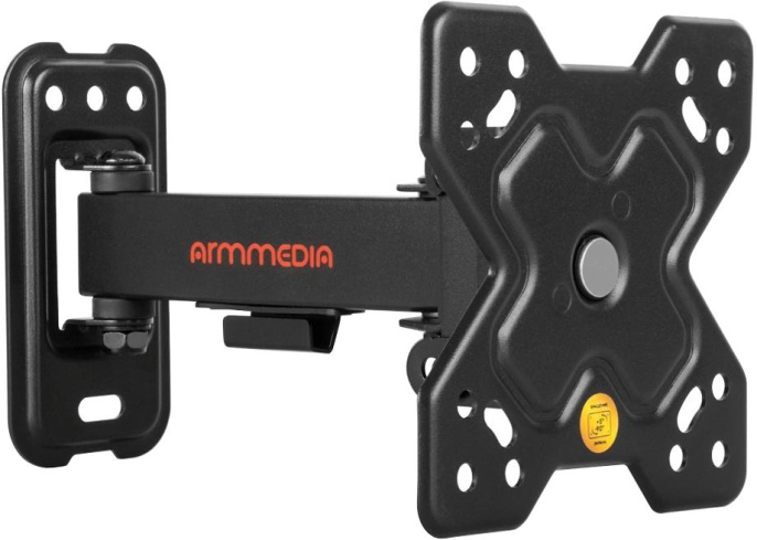 Кронштейн для телевизора Arm Media MARS-5, 10-32", настенный, поворот и наклон,  черный [90715]