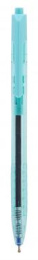 Ручка шариков. автоматическая Deli Arrow EQ03236-1 прозрачный/ассорти d 0.7мм син. черн. ассорти