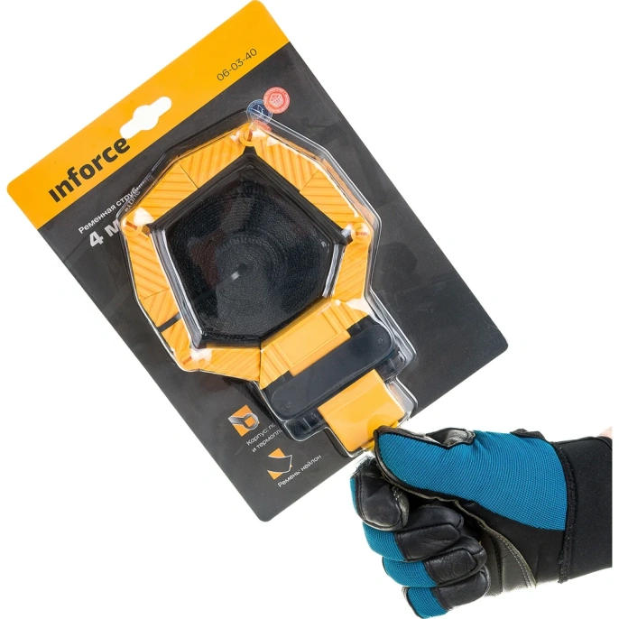 Ременная струбцина Inforce 4 м 06-03-40