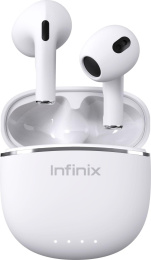Наушники INFINIX XBuds XE23, Bluetooth, вкладыши, белый [10311755]