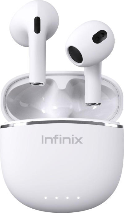 Наушники INFINIX XBuds XE23, Bluetooth, вкладыши, белый [10311755]