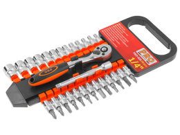 Набор головок и бит 28пр. 1/4" PRO STARTUL PRO-028