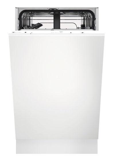 Встраиваемая посудомоечная машина Electrolux EEA22100L, узкая, ширина 44.6см, полновстраиваемая, загрузка 9 комплектов
