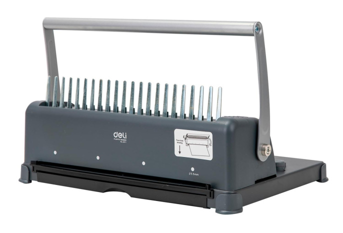 Переплетчик Deli Easy E3871 A4/перф.12л.сшив/макс.350л./пластик.пруж. 10-16мм