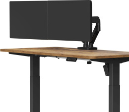 Кронштейн для мониторов Cactus CS-VM-MD-72-BK, до 32", до 9кг, настольный, поворот и наклон, черный  / белый