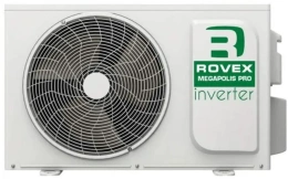 Сплит-система инверторная ROVEX Megapolis Pro RS-09CBS5 настенная, до 25м2, 9000 BTU, (комплект из 2-х коробок), серый