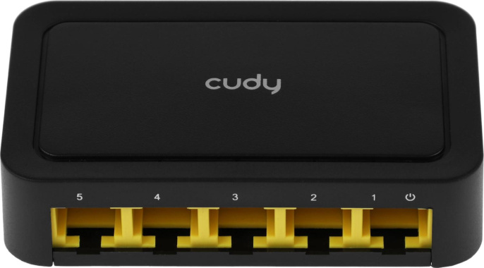 Коммутатор Cudy FS105D V5, 5-Port 10/100 Mbps Desktop Switch, Настольный коммутатор с 5 портами 10/100 Мбит/с