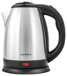Чайник электрический Supra KES-1801S, 1.8л, металл/пластик