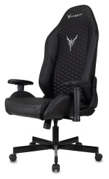 Кресло игровое KNIGHT Neon, на колесиках, эко.кожа, черный [knight neon carbon]