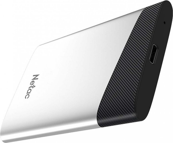 Внешний SSD диск 2.5" Netac Z6S 120GB USB 3.2 Gen 2 Type-C External SSD, R/W up to 510MB/440MB/s,with USB-C to USB-A cable and USB-A to USB-C adapter NT01Z6S-120G-32SL