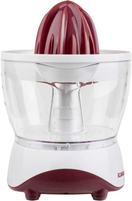Соковыжималка SCARLETT SC-JE50C06, цитрусовая, белый и коричневый
