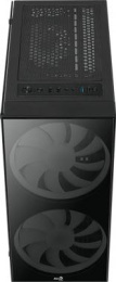 Корпус ATX Aerocool Python-G-BK-v1, Midi-Tower, без БП, черный