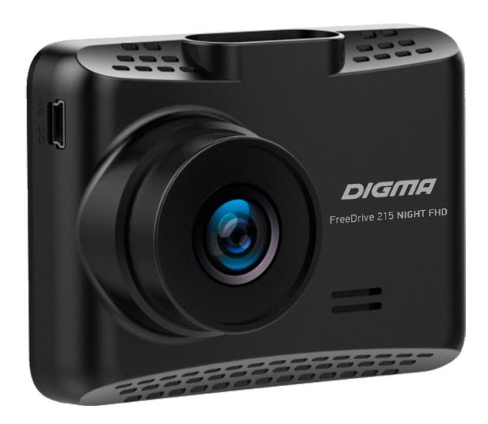 Видеорегистратор Digma FreeDrive 215 Night FHD, черный