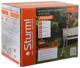 Триммер бензиновый Sturm! BT156 4000Вт 5.4л.с. неразбор.штан. реж.эл.:леска/нож
