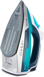 Утюг Vitek VT-1266, с паровым ударом, 2400Вт, синий