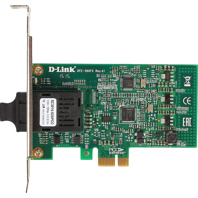 Сетевой адаптер Fast Ethernet D-Link DFE-560FX OEM PCI Express [dfe-560fx/b1a]