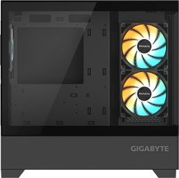 Корпус Gigabyte GB-C201P черный без БП mATX 6x120mm 3x140mm 2xUSB3.0 audio bott PSU (28300-C201B-1CKR)