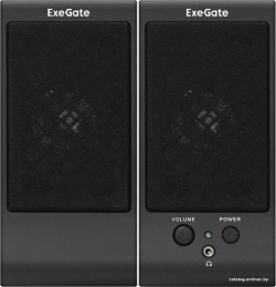 Акустическая система 2.0 ExeGate Tango 230 питание USB, 2х3Вт Вт RMS , 80-20000Гц, черный, Color Box EX287056RUS