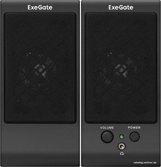 Акустическая система 2.0 ExeGate Tango 230 питание USB, 2х3Вт Вт RMS , 80-20000Гц, черный, Color Box EX287056RUS