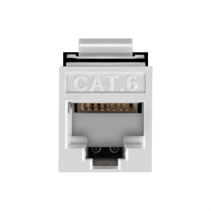 Модуль-вставка Keystone Jack RJ-45 ExeGate KJ-8P8C-U-C6-180-TL (Кат.6, неэкранированная, 180 градусов, IDC Toolless (без инструмента)) EX297342RUS