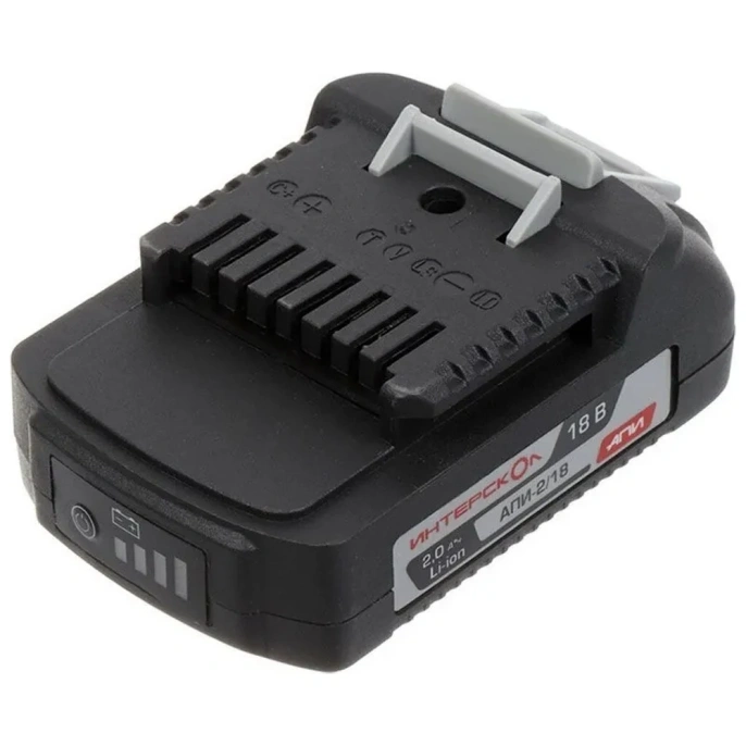 Батарея аккумуляторная АПИ-2/18И (2 А*ч, 18 В, Li-ion) с индикатором Интерскол 2400.120