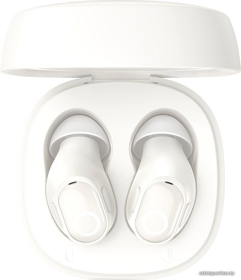 Наушники Baseus NGTW370202 Bowie WM02 True Wireless Earphones White Overseas Edition беспроводные, внутриканальные, Bluetooth 5.3, радиус действия: 10 м, границы частотного диапазона: 20-20000 Гц, емкость