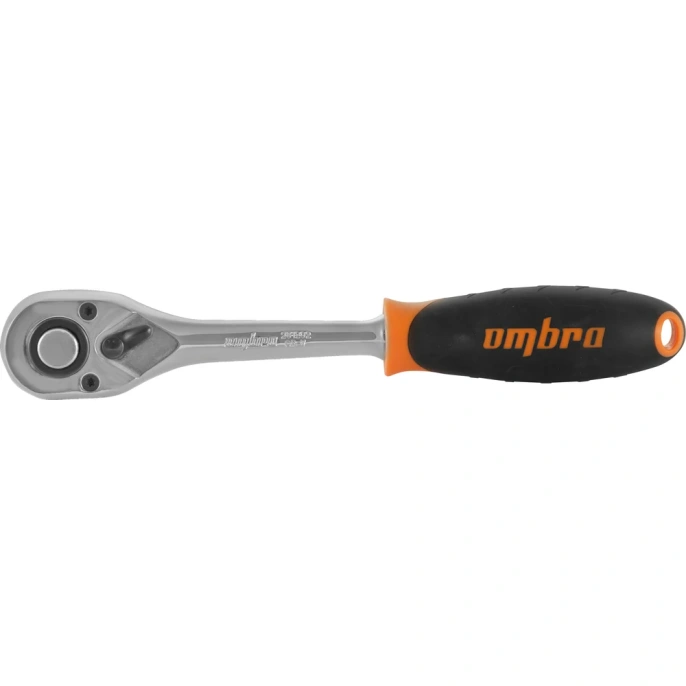 Рукоятка трещоточная 1/2"DR, 72 зубца, 250 мм Ombra 281202 55101 055101