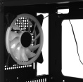 Корпус mATX Aerocool Trinity Mini-G-BK v2, Mini-Tower, без БП, черный [accs-pv32033.11]
