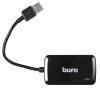 Хаб разветвитель Buro BU-HUB4-U3.0-S, черный