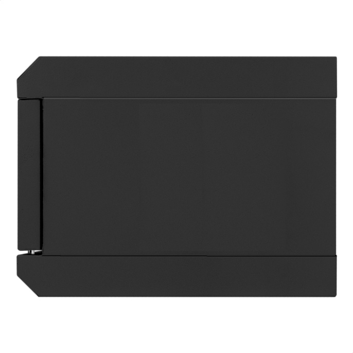 Шкаф телекоммуникационный 10" настенный 4U ExeGate EC-WM-4U.310.G.BLACK (10”, 4U, 330x310x230mm (ШхГхВ), передняя дверь закаленное стекло, пыле- и влагозащита IP23, черный RAL 9004) EX300248RUS
