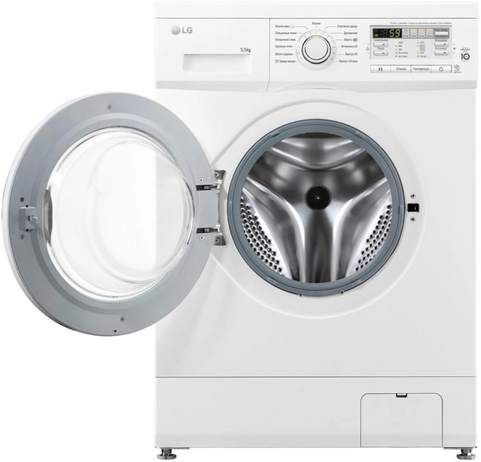 Стиральная машина LG F10B8MD, с фронтальной загрузкой, 5.5кг, 1000об/мин, инверторная