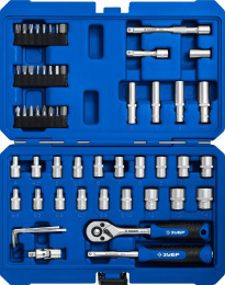 Универсальный набор инструмента ЗУБР А-57 57 предметов 27671-H57